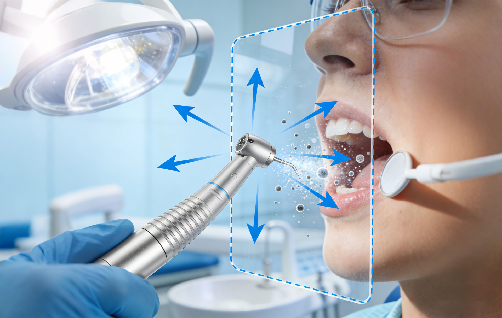 生成牙科场景气溶胶图片-(1)