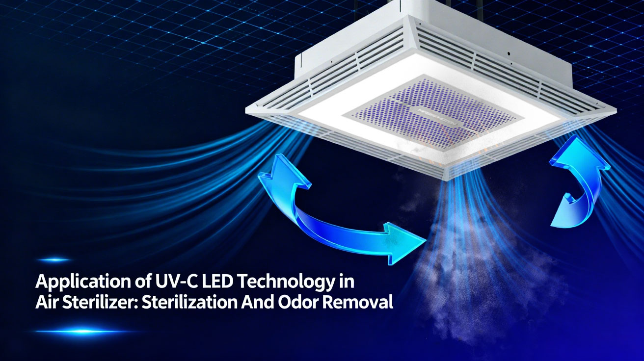 Application of UV-C LED Technology in Air Sterilizer: Sterilization And Odor Removal