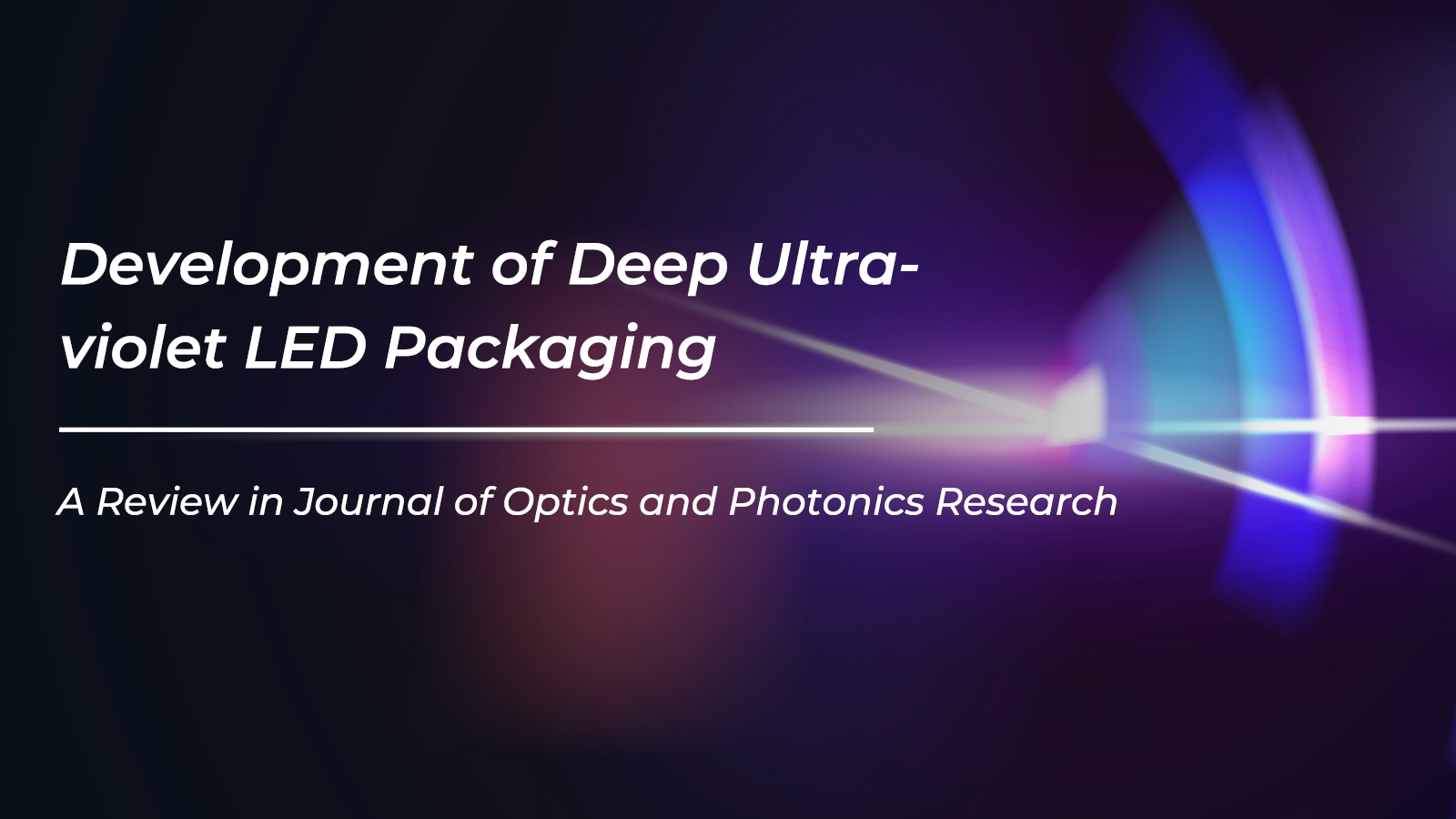 Development of Deep Ultraviolet LED Packaging