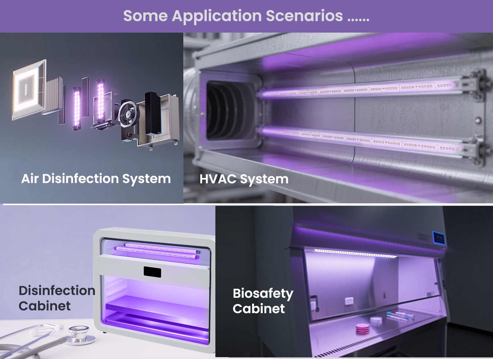 UVC LED Strips Applications