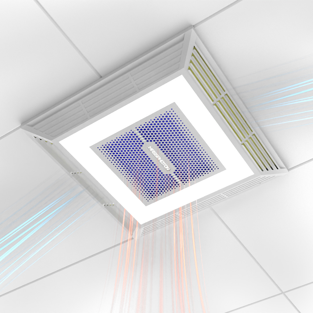 Q6060 Series of Medical-Grade Ceiling-Mounted Air Disinfectors Q6060D (Flagship Version)