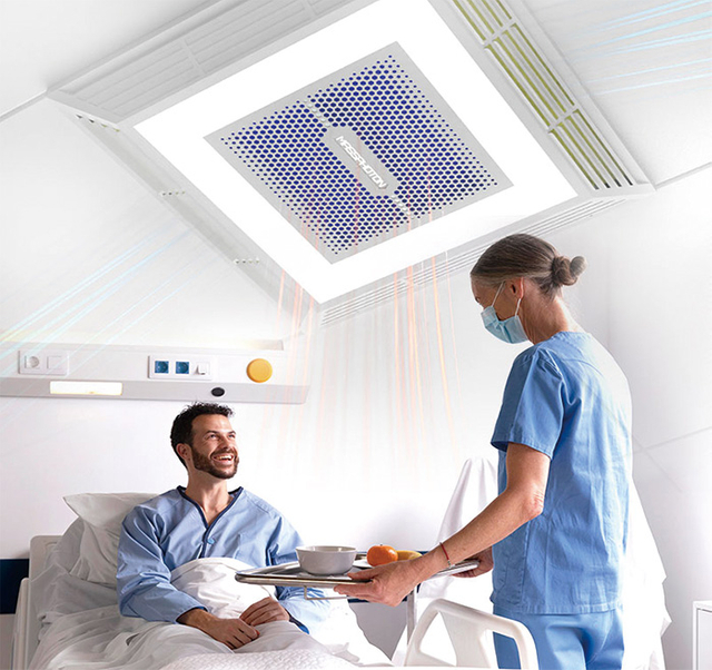 Q6060 Series of Medical-Grade Ceiling-Mounted Air Disinfectors Q6060D (Flagship Version)