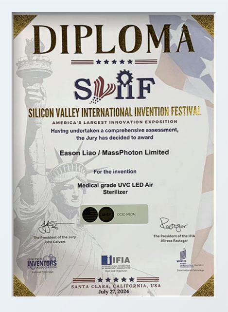 硅谷国际发明创新节（SVIIF）金奖